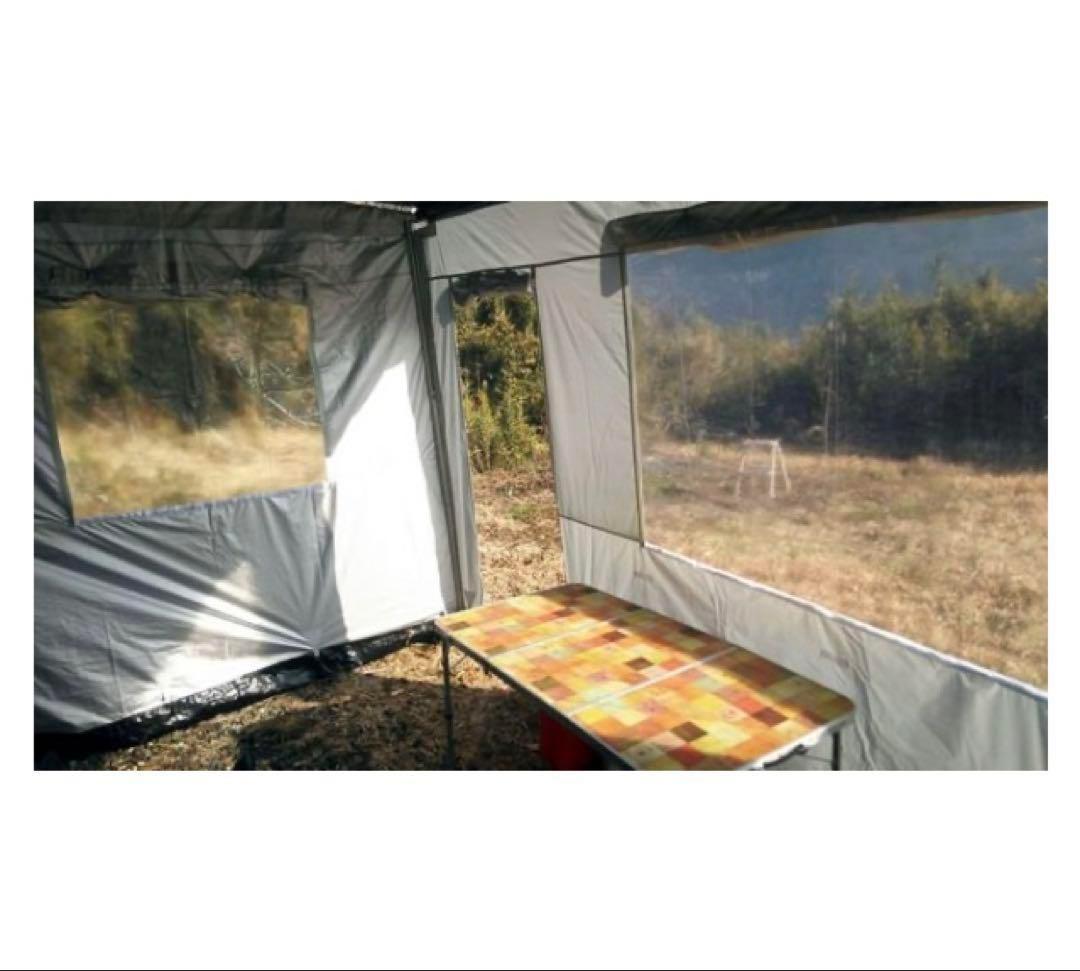 ハイエースMiMie テントルーム 幅3.5m バンコン用 サイドオーニング用