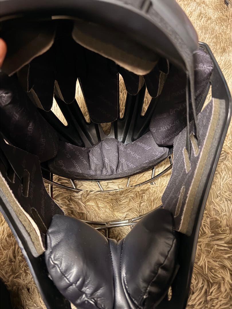 Mizuno キャッチャーマスク ブラック　ホッケー型