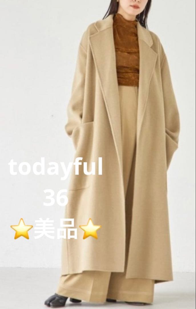 ⭐️即購入可ウールオーバーコート 36 Mくらい ロング