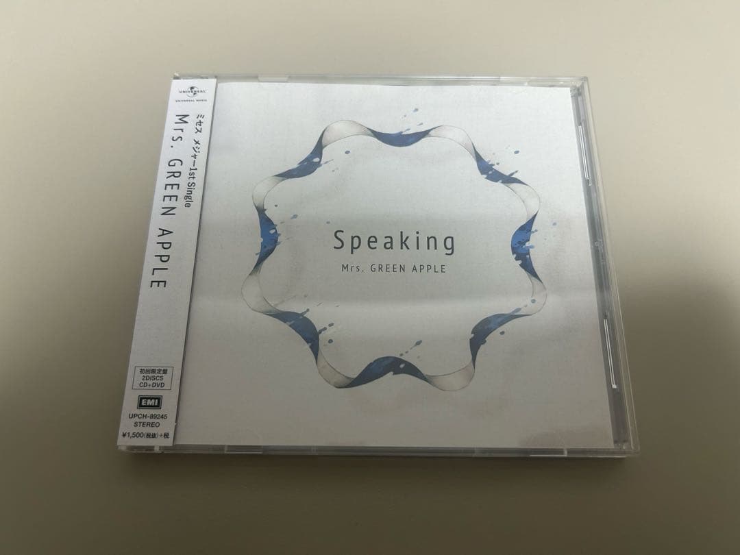 ミセス Speaking 初回限定盤【2015年メジャーデビューシングル】