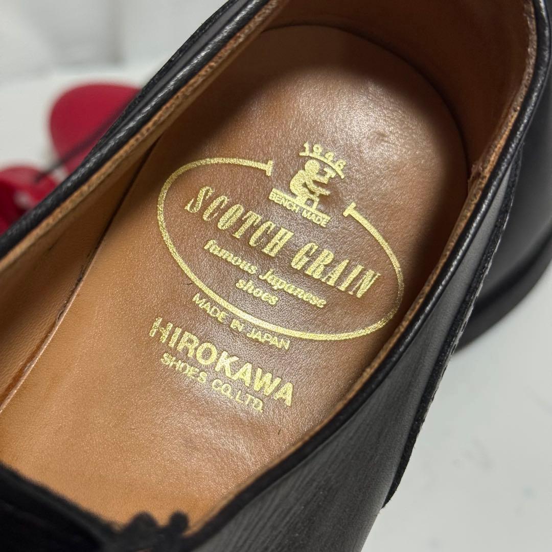 ⭐️極美品⭐️スコッチグレイン　2778 ビジネスシューズ　ブラック　レザー