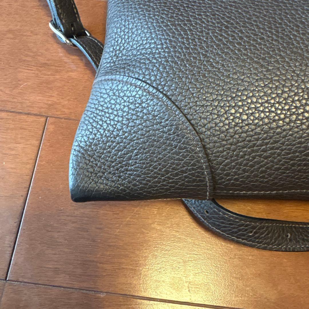 [HERMES]エルメスシルキーシティー　トリヨンクレマンス素材 ダークブラウン