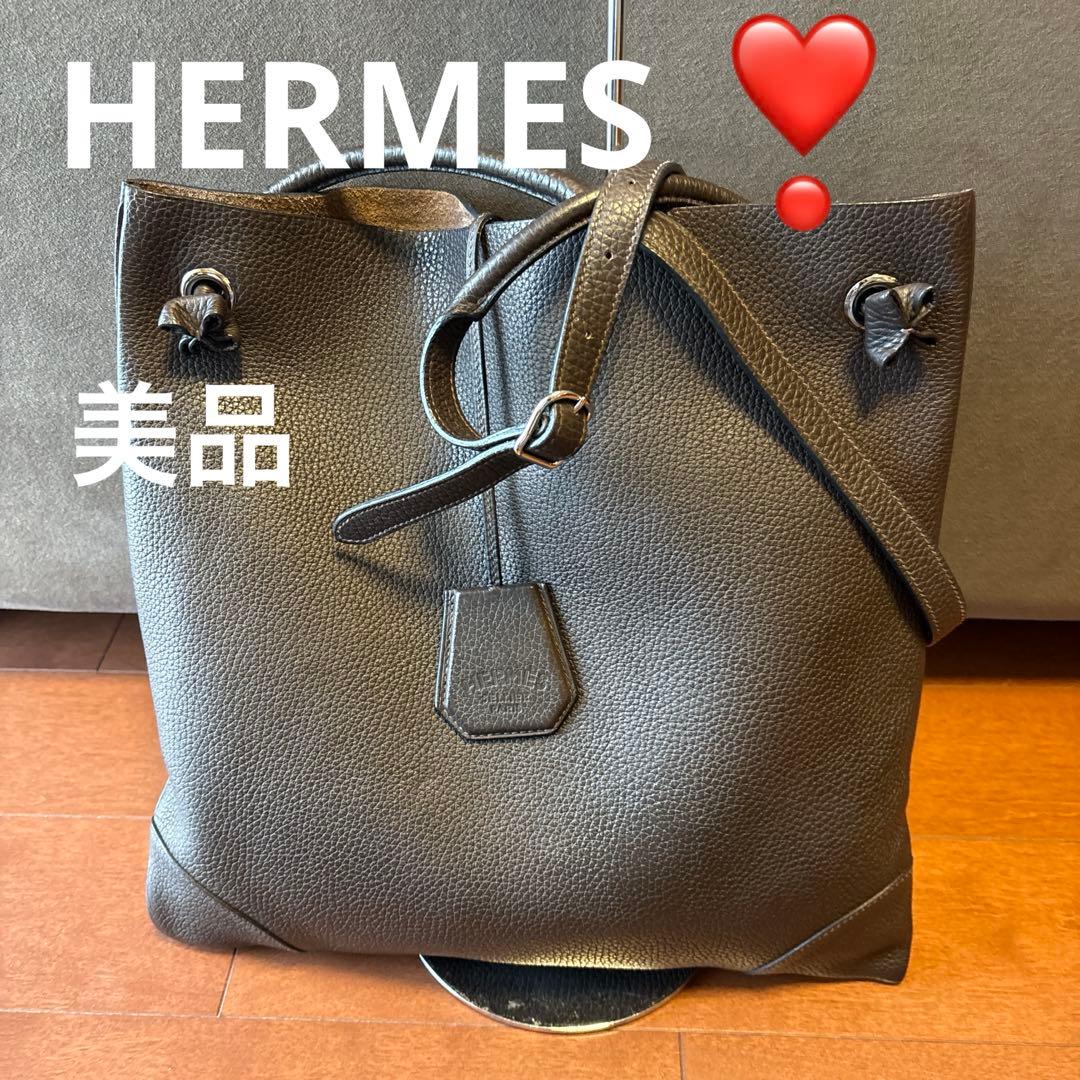 [HERMES]エルメスシルキーシティー　トリヨンクレマンス素材 ダークブラウン