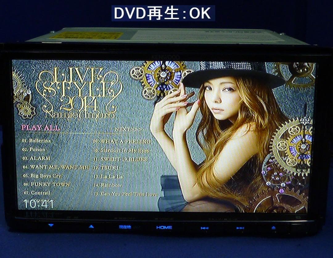 最新地図 MDV-D707BT ハンズフリー通話 カーナビ本体セットDVD TV