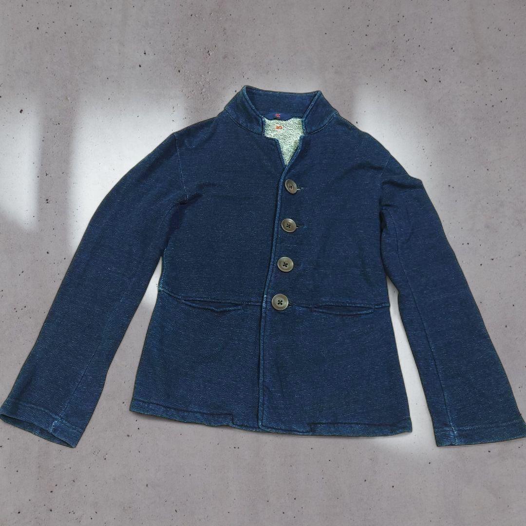 藍染め コットン ジャケット 45rpm 45R Mサイズ ネイビー 日本製