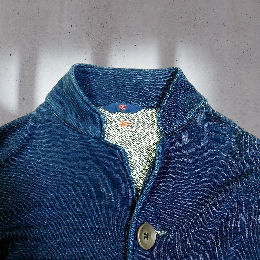 藍染め コットン ジャケット 45rpm 45R Mサイズ ネイビー 日本製