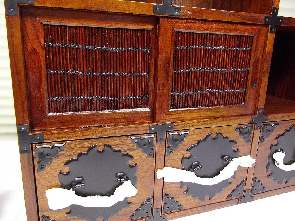 小型 階段タンス 階段箪笥 民芸家具 和風 船箪笥