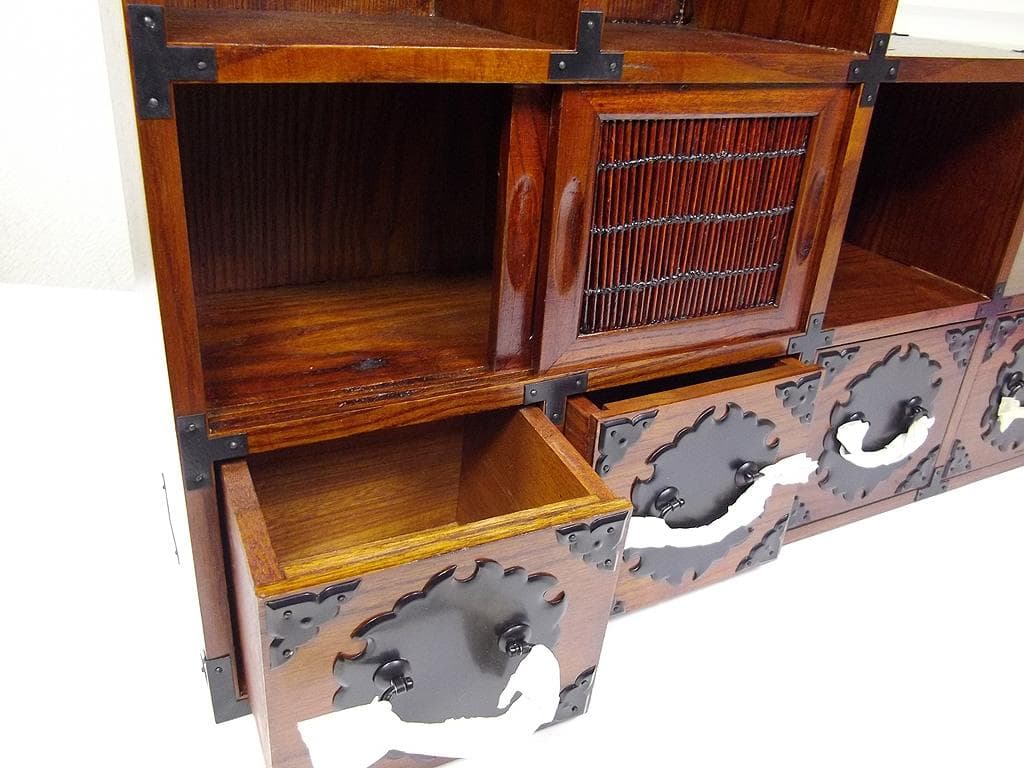 小型 階段タンス 階段箪笥 民芸家具 和風 船箪笥