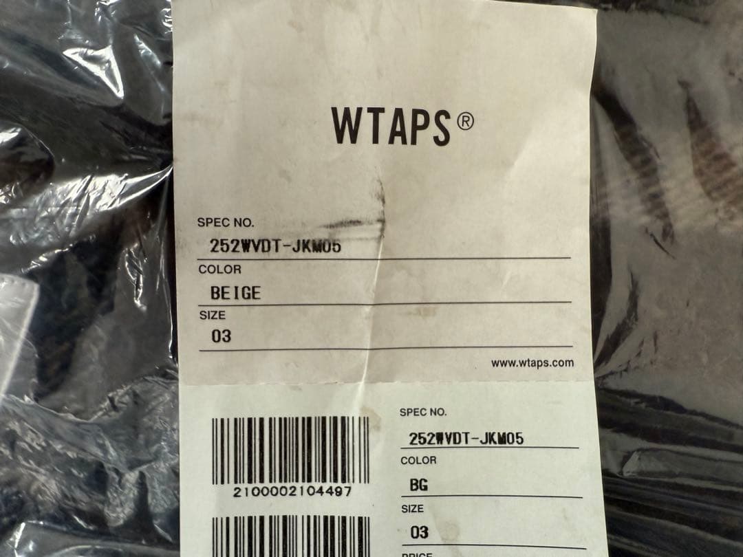 ジャケット・アウター 25AW WTAPS WCPO JACKET WOPL MELTON L