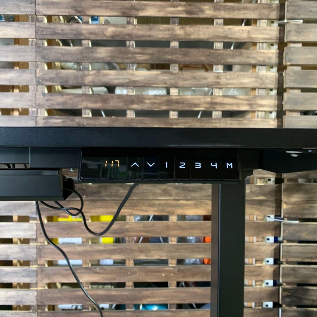 H762 山善 昇降デスク 電動 昇降式 スタンディングデスク ELD-1470