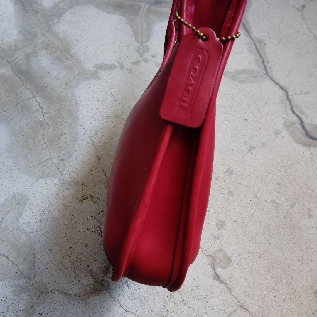 コーチ　オールドコーチ　エルゴ　ワンショルダーバッグ　9020　USA製　赤