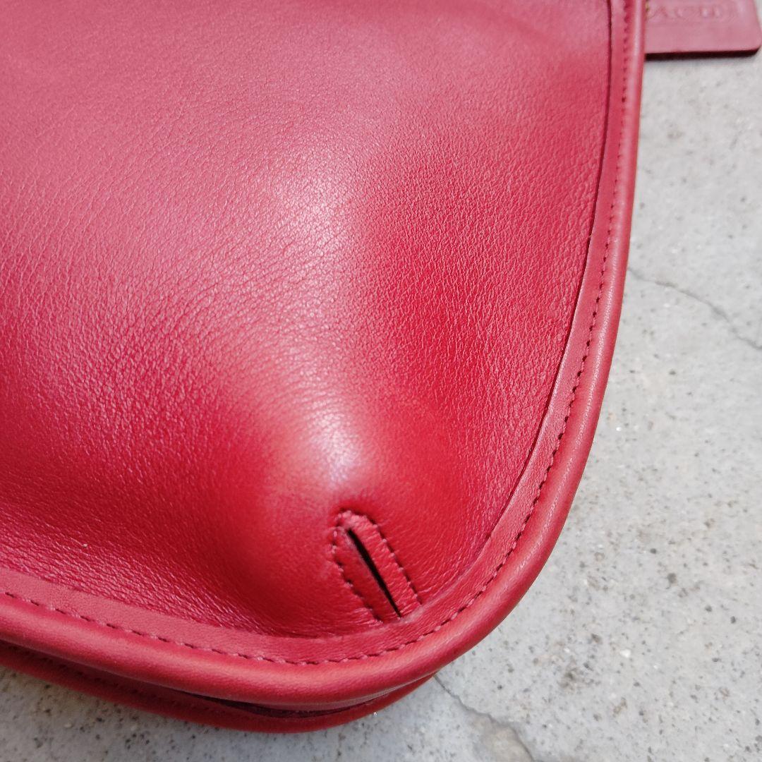 コーチ　オールドコーチ　エルゴ　ワンショルダーバッグ　9020　USA製　赤