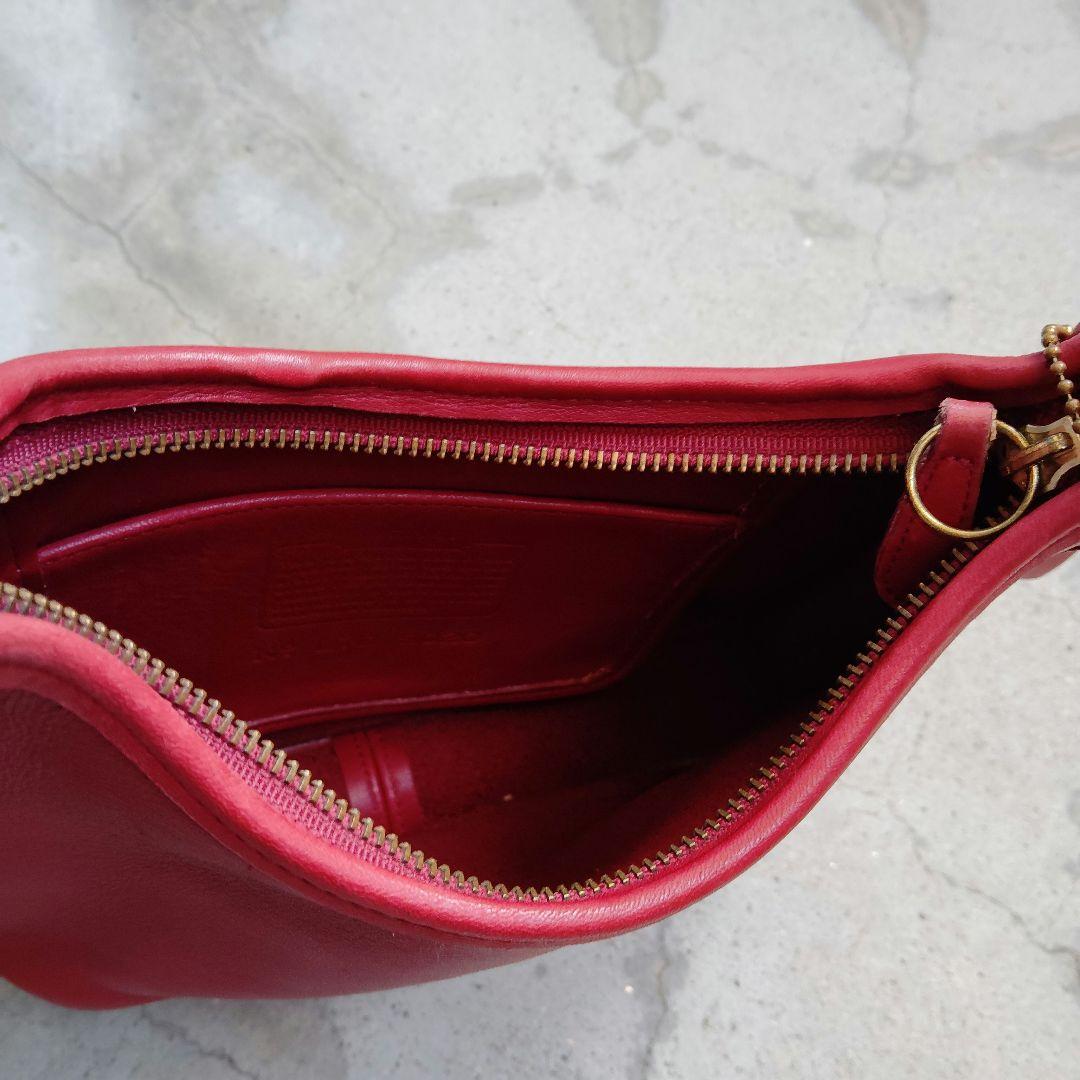 コーチ　オールドコーチ　エルゴ　ワンショルダーバッグ　9020　USA製　赤