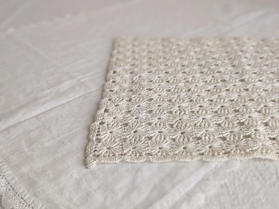 【ma さま】vintage cloth ❀ お花畑のような スクエアマット