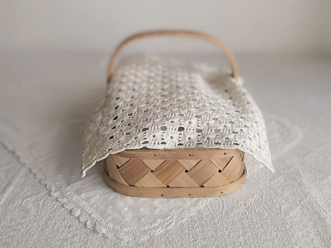 【ma さま】vintage cloth ❀ お花畑のような スクエアマット