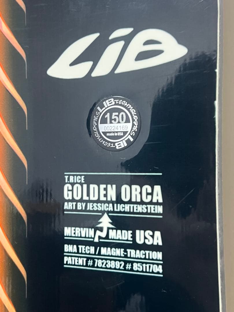 Lib Tech リブテック GOLDEN ORCA 150 ゴールデンオルカ