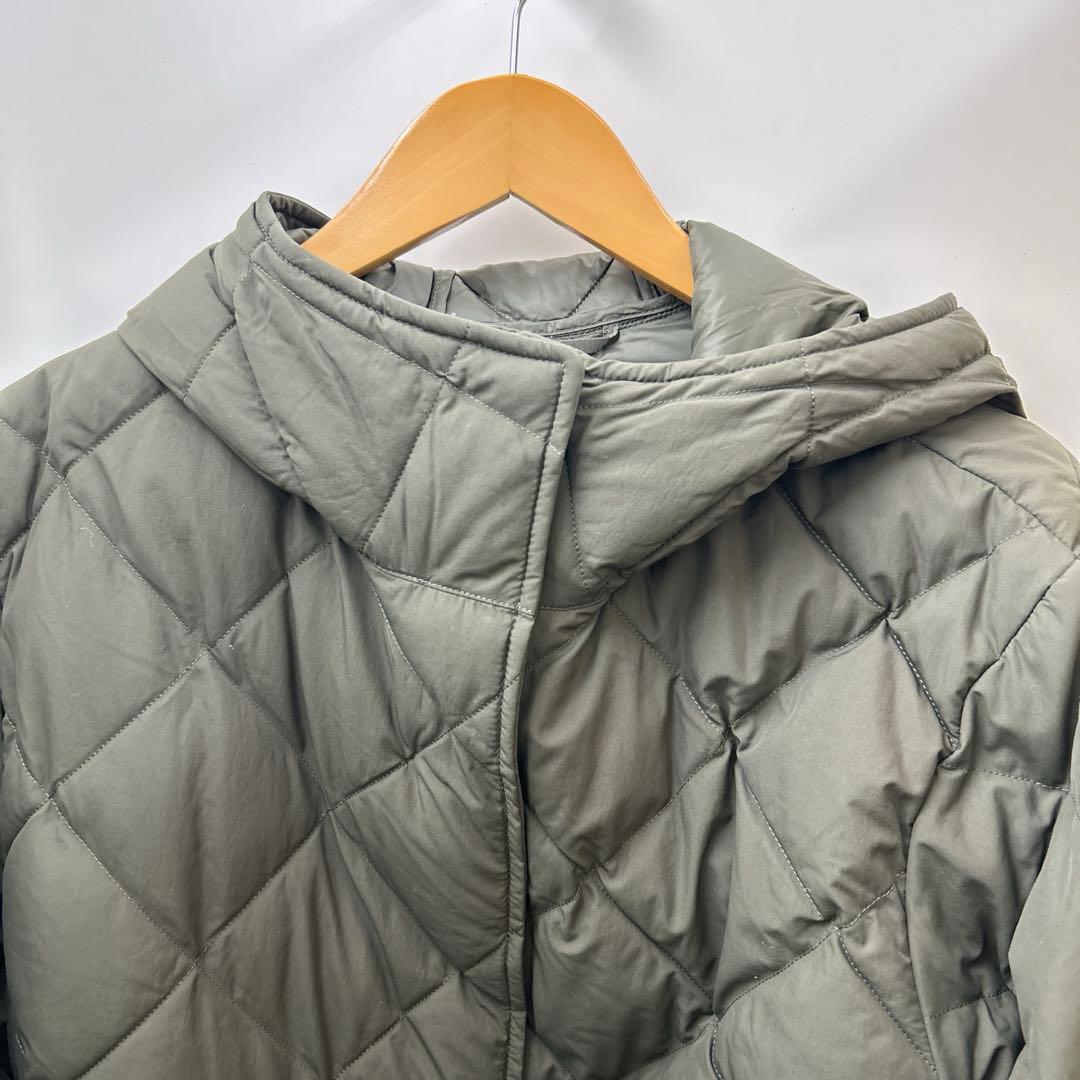 ユニクロ　パフテックロングコート　オリーブ　XL