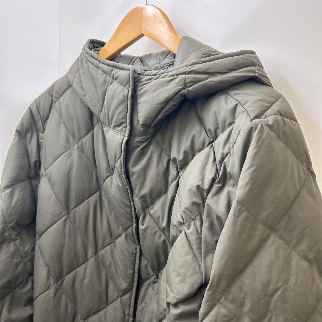 ユニクロ　パフテックロングコート　オリーブ　XL