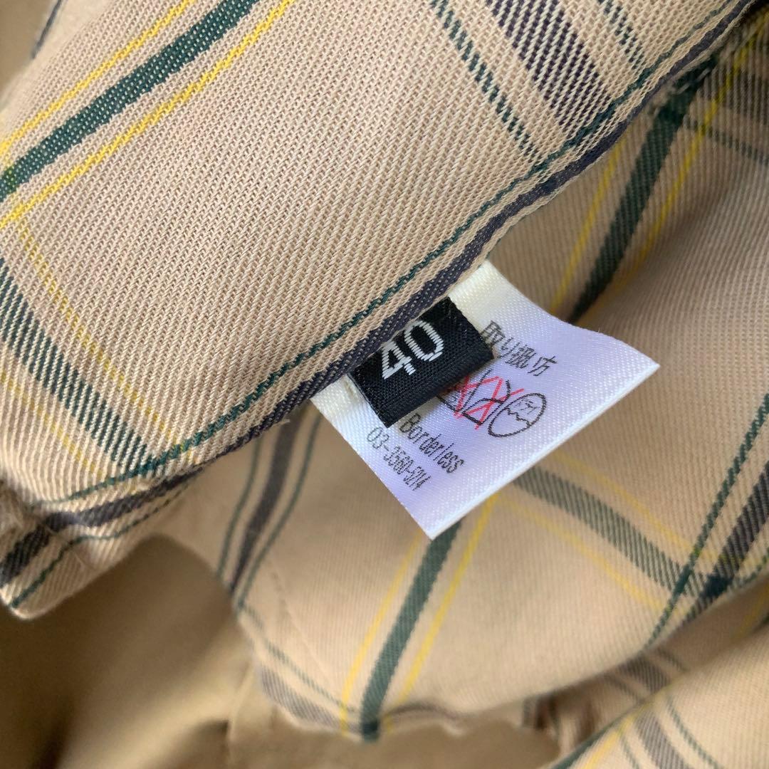 極美品 英国製グレンフェル Grenfell ジャケット 40 カーキ 黒タグ