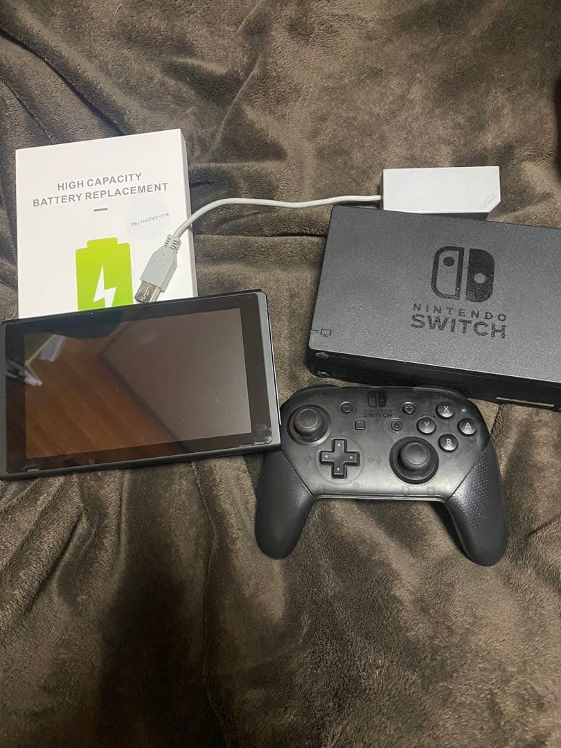 動作品　ジョイコンなしSwitch 初期　プロコン等セット