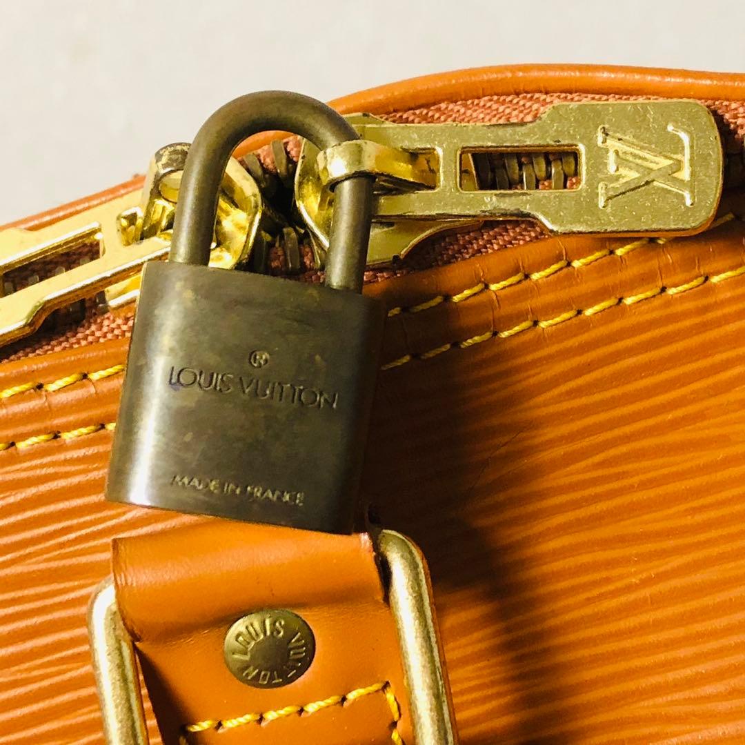 E71希少✨ルイヴィトン エピ レザーボストンバック 旅行カバン キーポル 45