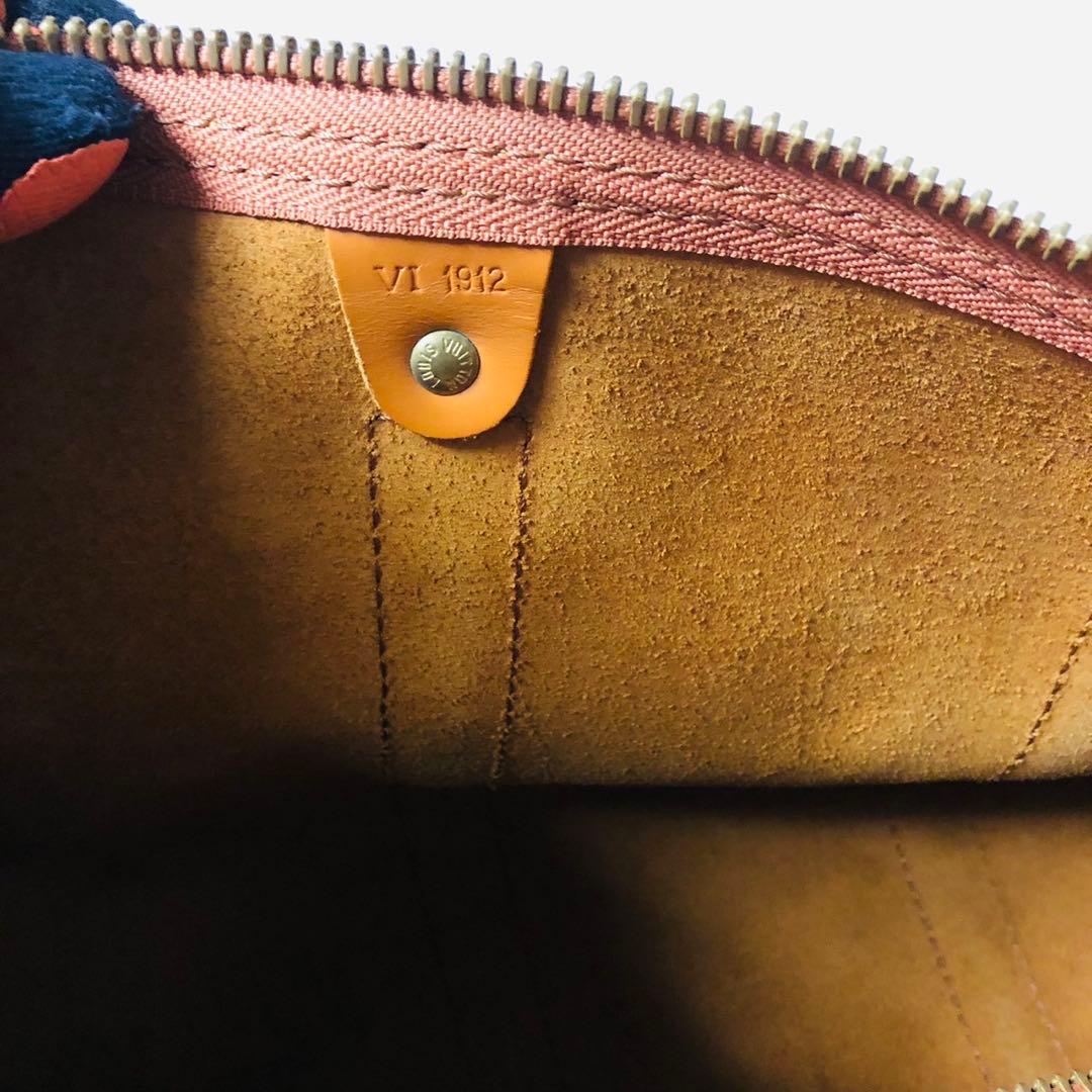 E71希少✨ルイヴィトン エピ レザーボストンバック 旅行カバン キーポル 45