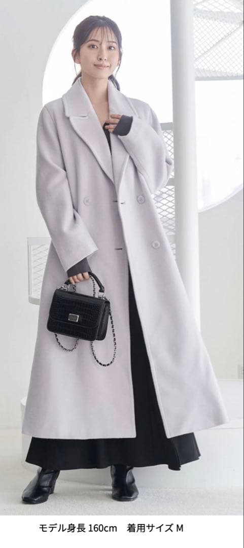 完売大人気商品 レア マーキュリーデュオ ウールチェスターコート ラベンダー M