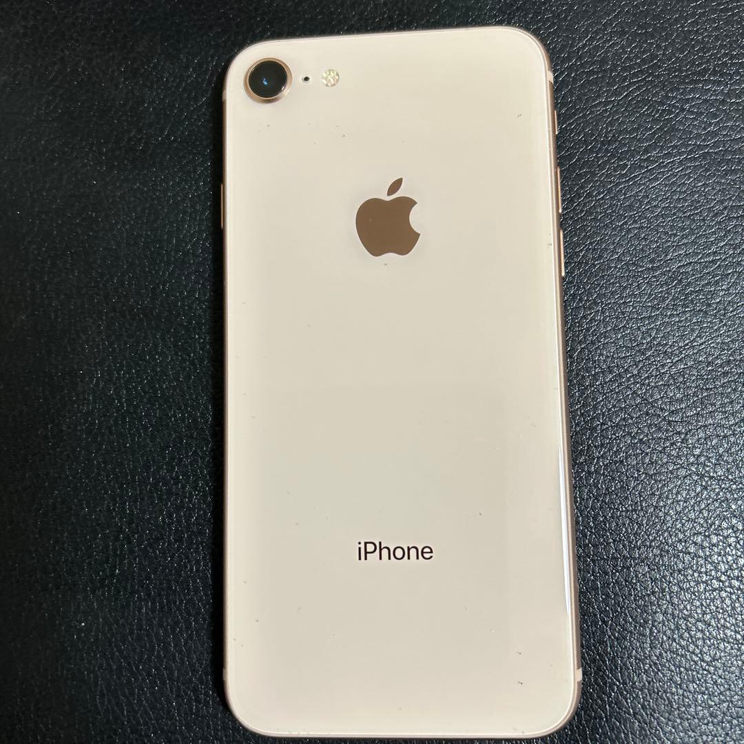 docomo iPhone 8 ローズ 64gb本体 92％　箱付き