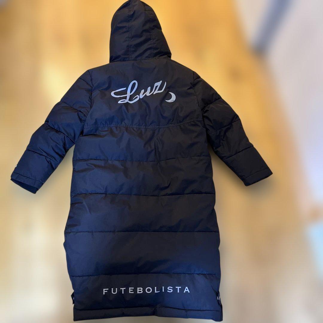 LUZeSOMBRA ブラックベンチコート 150-160