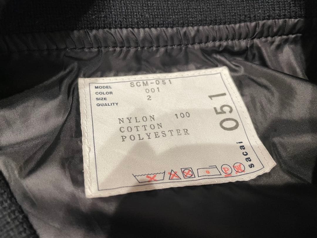 完売 sacai Nylon Twill Blouson ブラック サイズ2