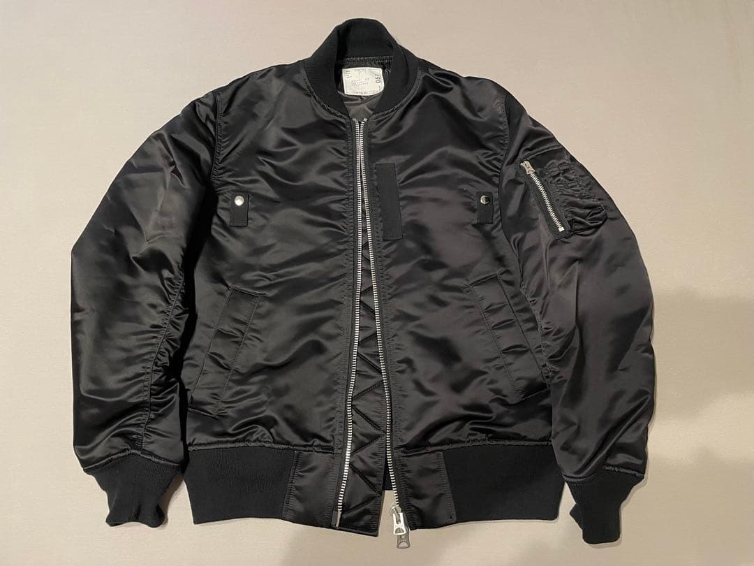 完売 sacai Nylon Twill Blouson ブラック サイズ2