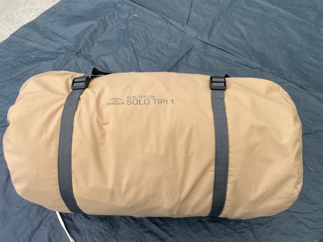 BUNDOK(バンドック) ソロ ティピー 1 TC 二股ポール付き