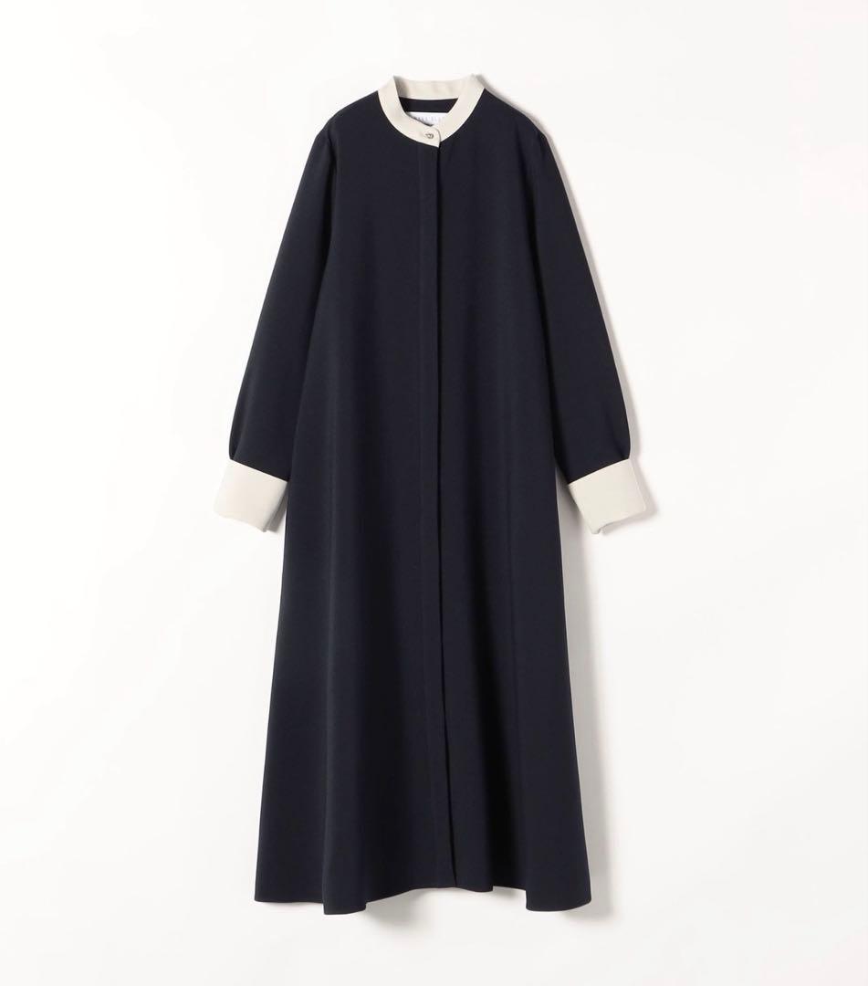 未着用 SHIPS any:ダブルクロス Aライン シャツワンピース