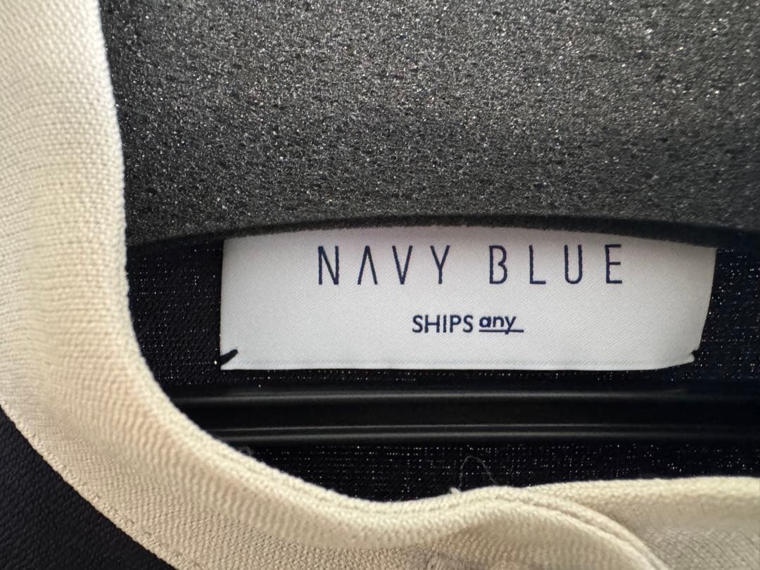 未着用 SHIPS any:ダブルクロス Aライン シャツワンピース