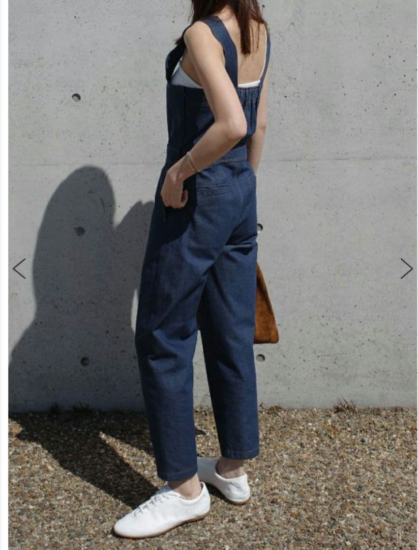 みい出品 未使用 bow.a ボウエー DENIM SALOPETTE