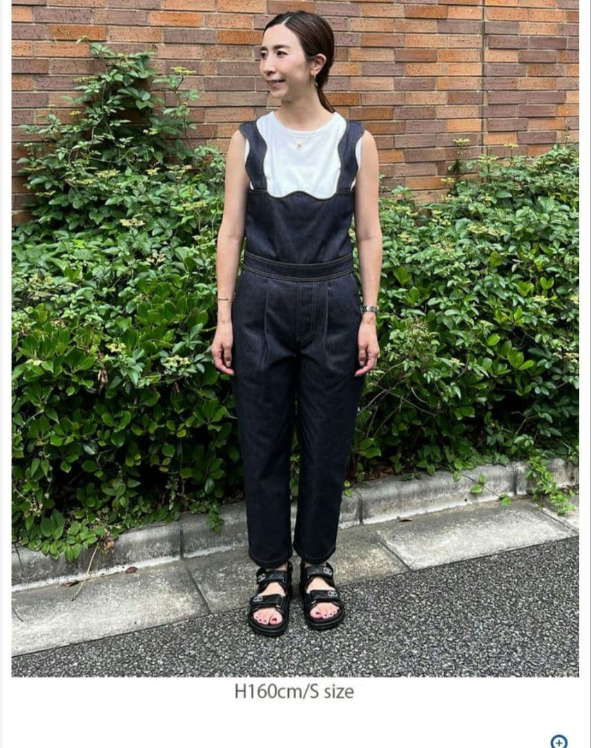 みい出品 未使用 bow.a ボウエー DENIM SALOPETTE