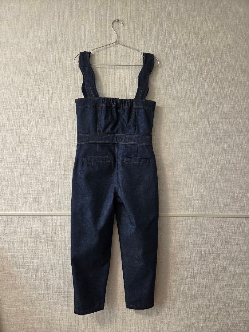みい出品 未使用 bow.a ボウエー DENIM SALOPETTE