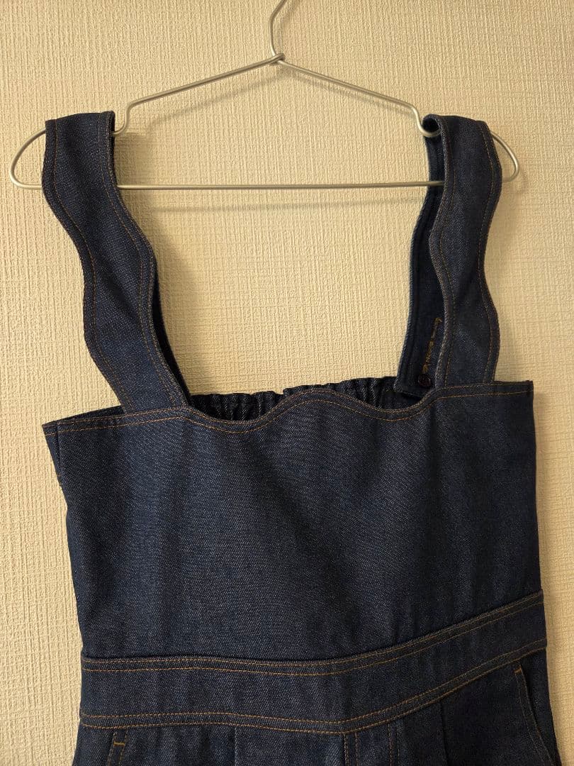 みい出品 未使用 bow.a ボウエー DENIM SALOPETTE