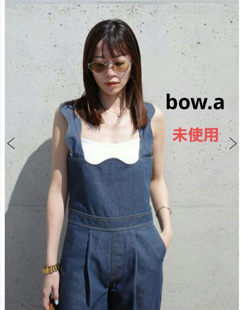 みい出品 未使用 bow.a ボウエー DENIM SALOPETTE