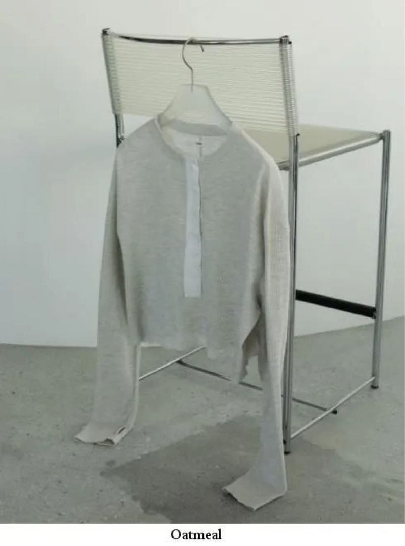 トップス anuke Waffle Henley Tops OML