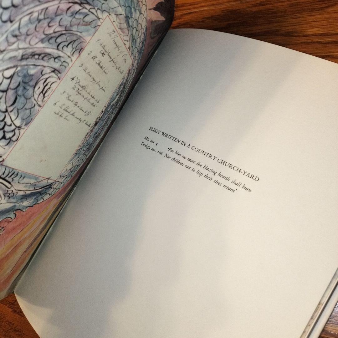 ウィリアム・ブレイク 水彩画 グレイの詩集