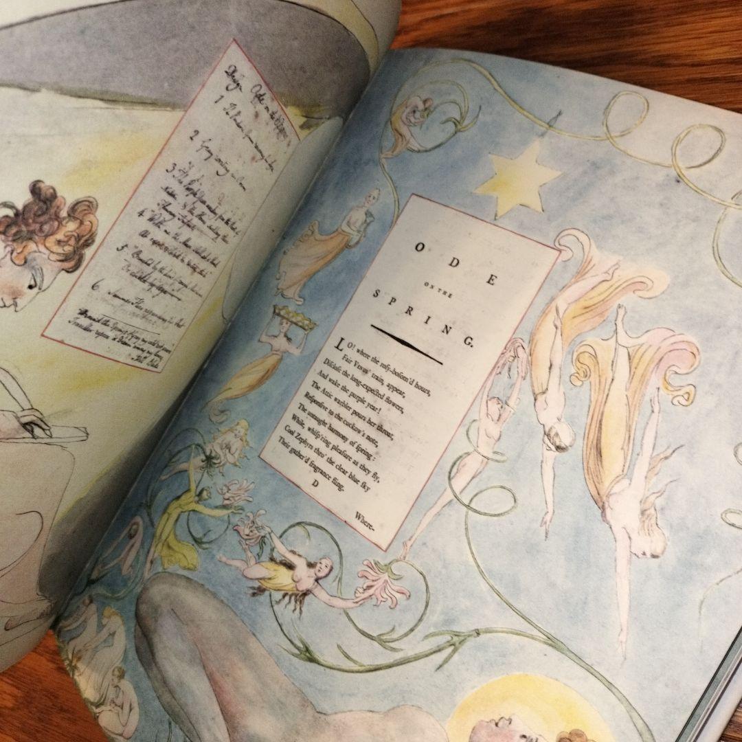 ウィリアム・ブレイク 水彩画 グレイの詩集