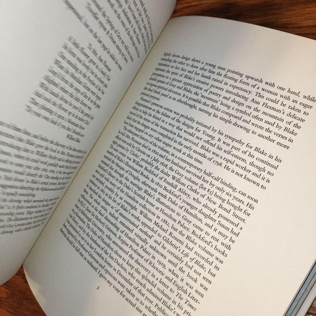 ウィリアム・ブレイク 水彩画 グレイの詩集