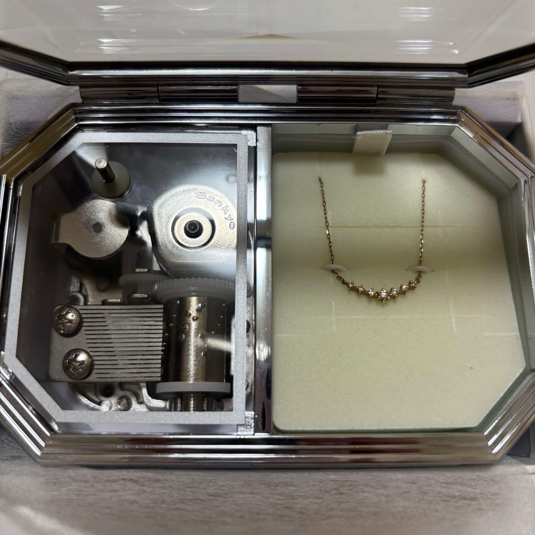 Canal4℃ K10イエローゴールド ラインモチーフネックレス