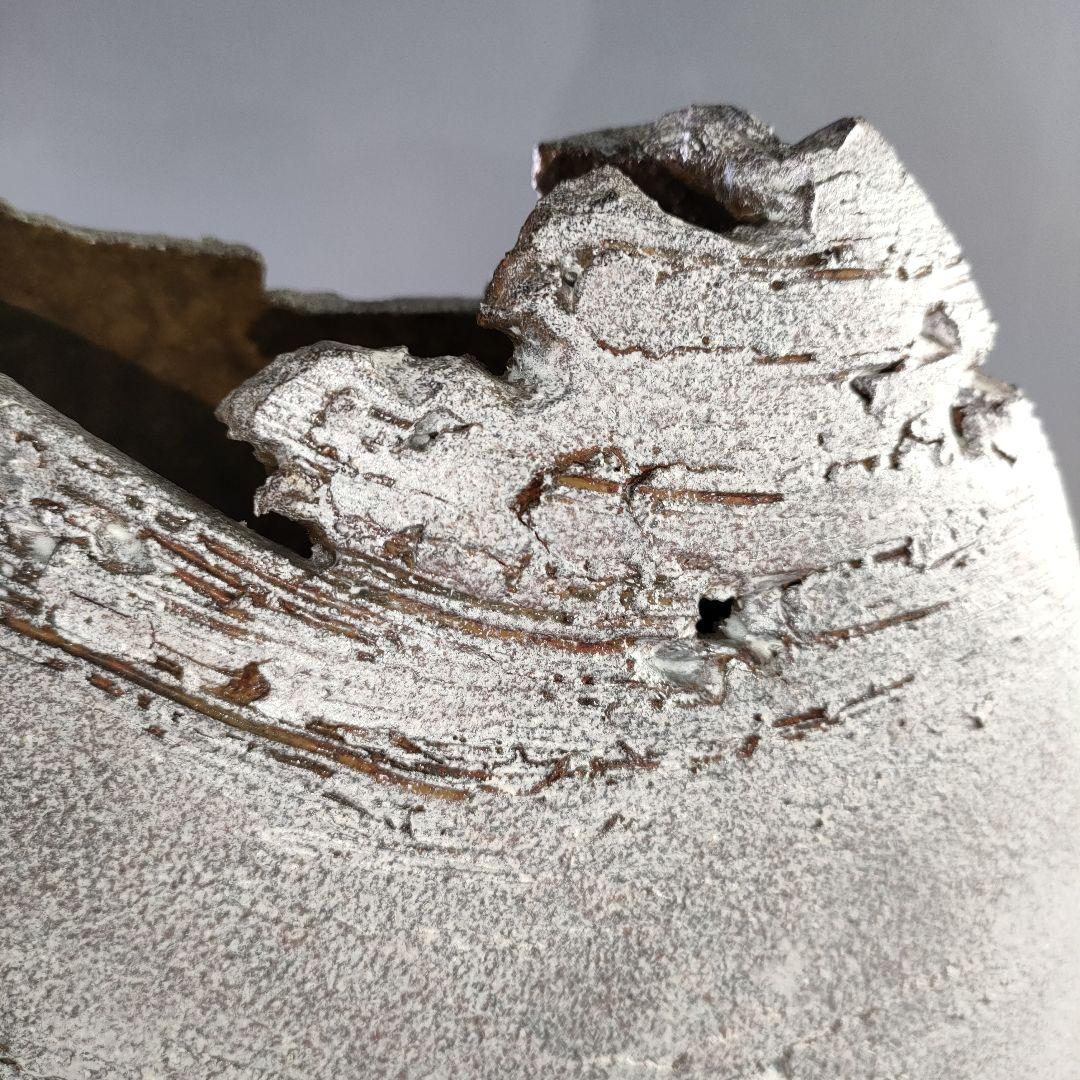 A1213-11/九谷焼/谷敷正人 造/雅彩石楠花文扁壷/花瓶/花器/華道具/