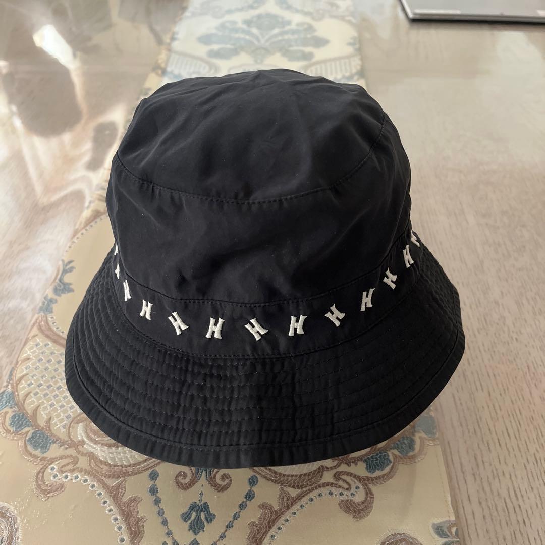 HERMES ブラック バケットハット サイズ60