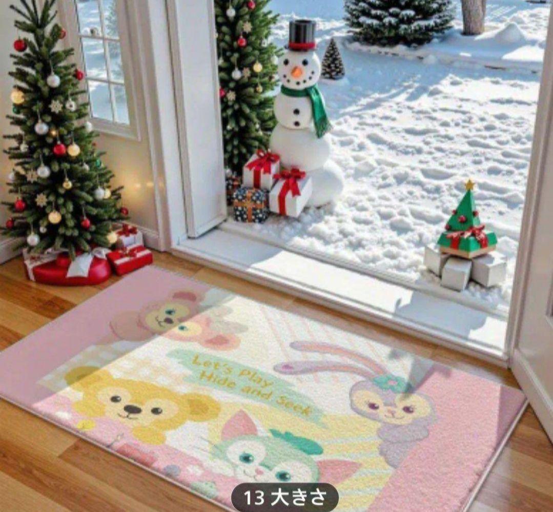 モンキー！ダッフィー　フレンズ　掛け布団カバーと枕カバーセミダブル