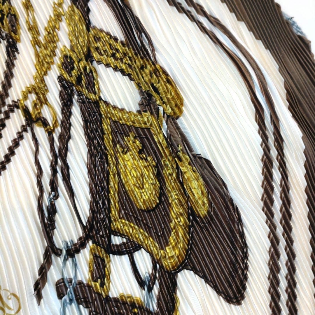 HERMES プリーツスカーフ