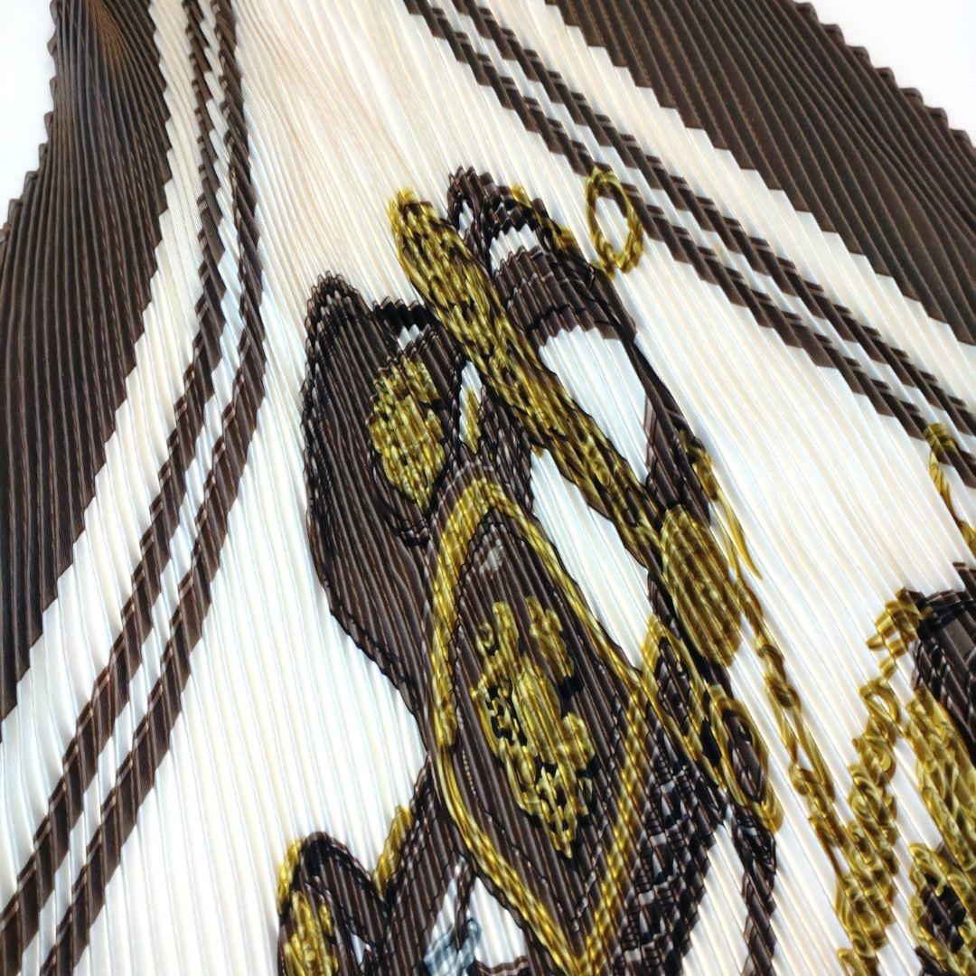 HERMES プリーツスカーフ