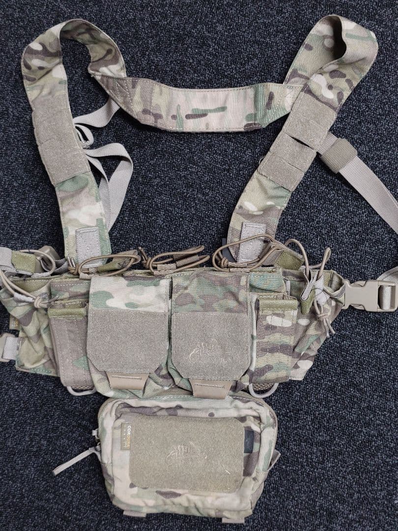 サバゲー　チェストリグ　マルチカム　HELIKON-TEX